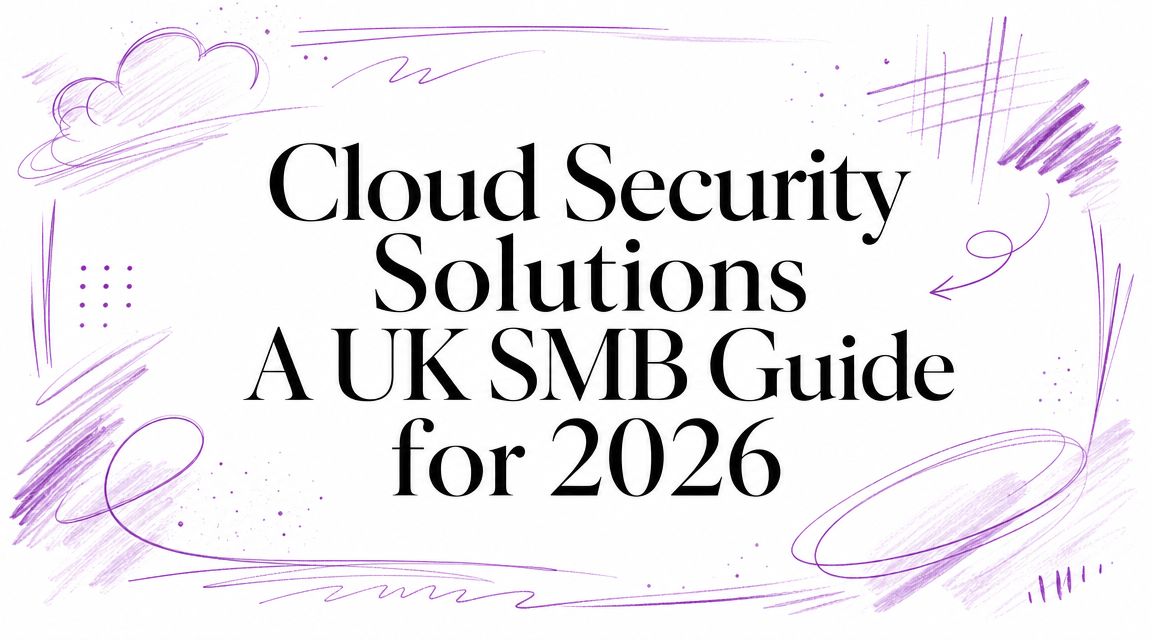 Cloud Security Solutions A UK SMB Guide for 2026