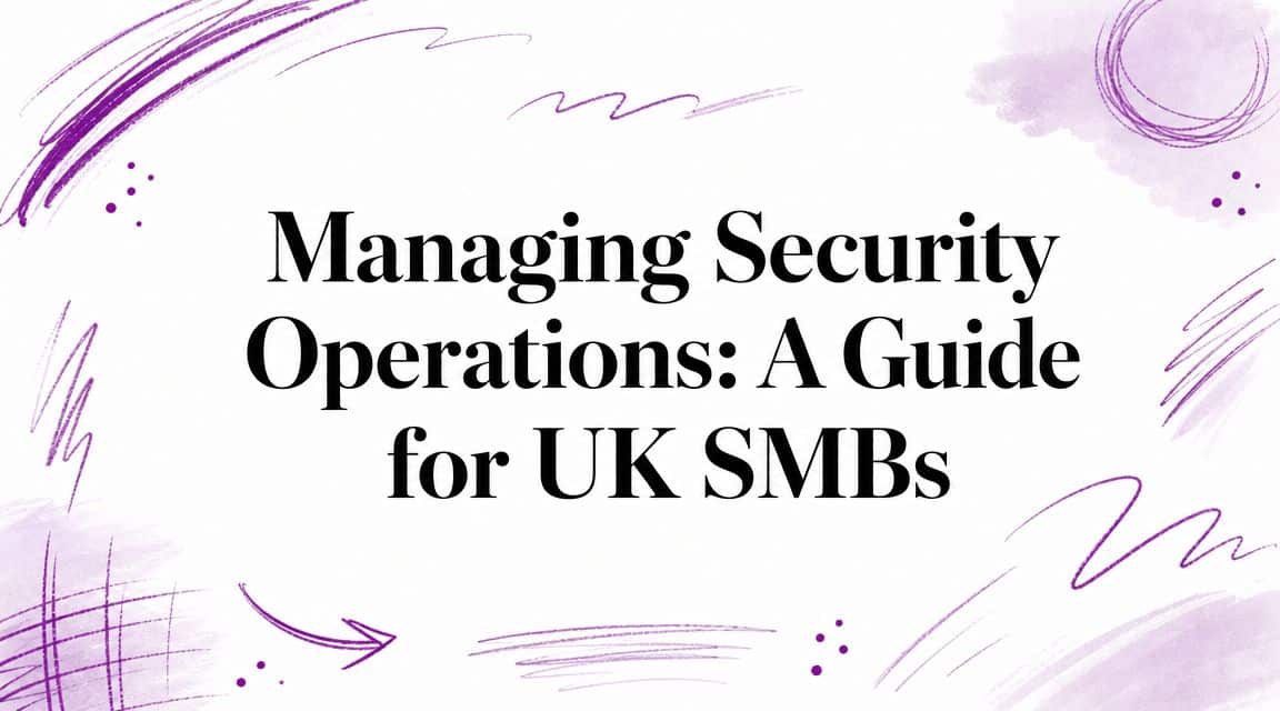Managing Security Operations: A Guide for UK SMBs